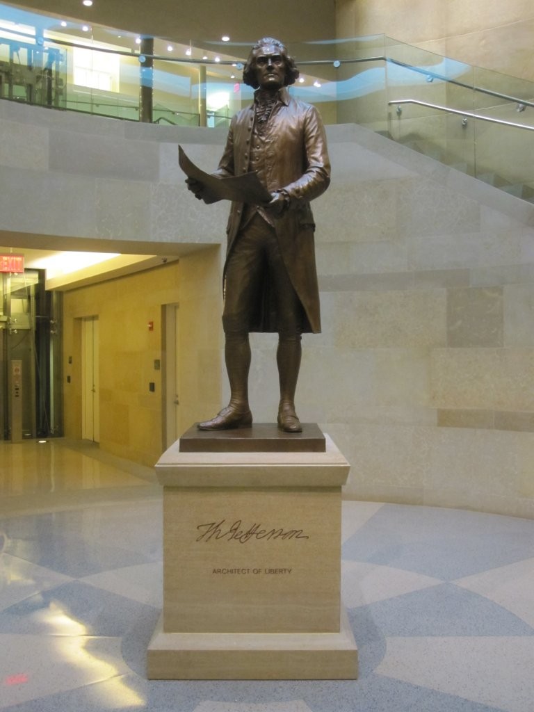 Thomas Jefferson Statue in the Capitol Extension
